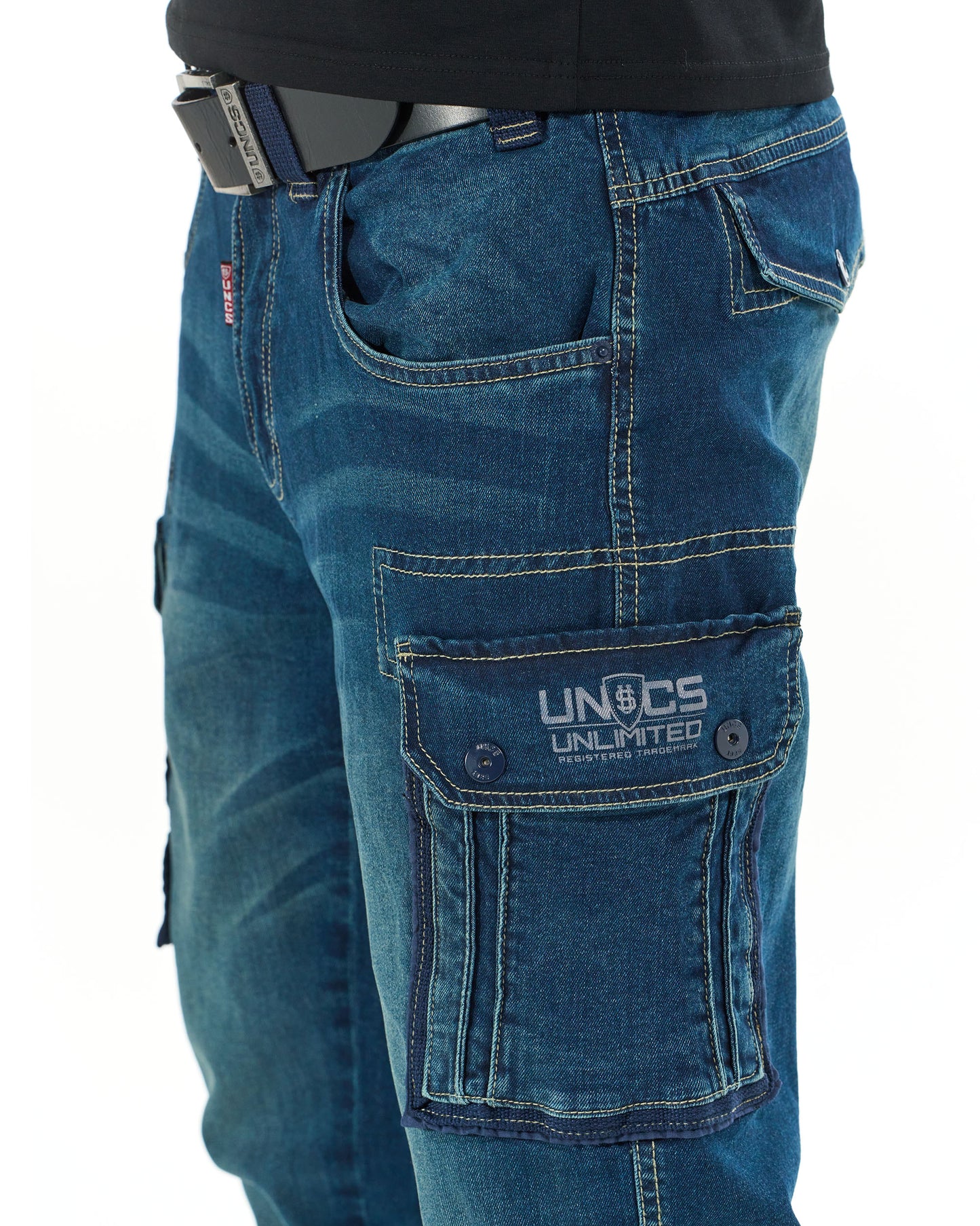 Pánské kalhoty KENNETH DENIM BLUE