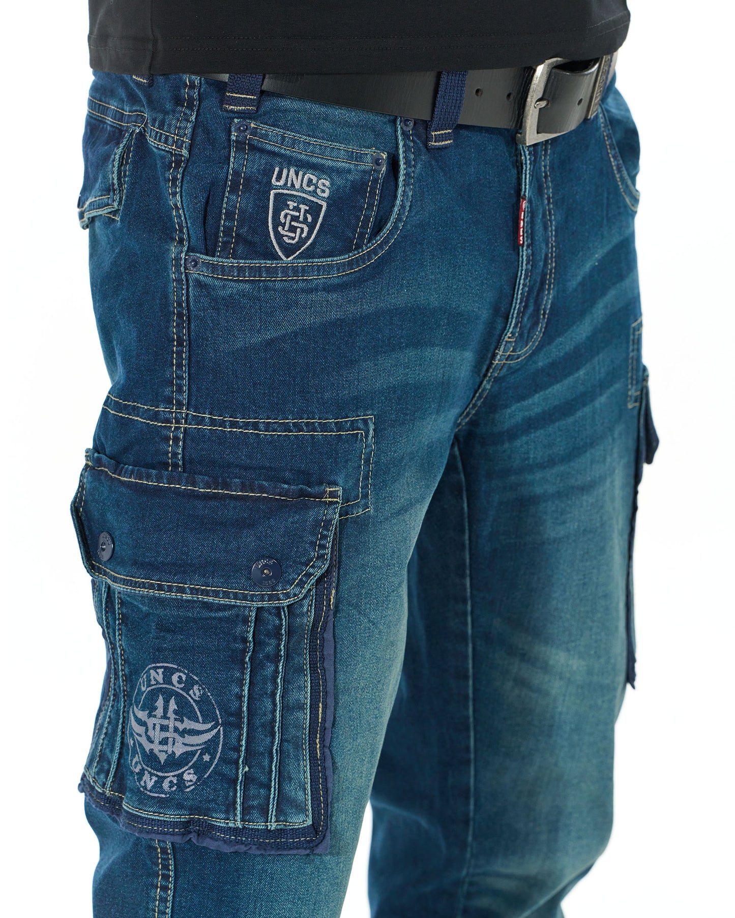 Pánské kalhoty KENNETH DENIM BLUE