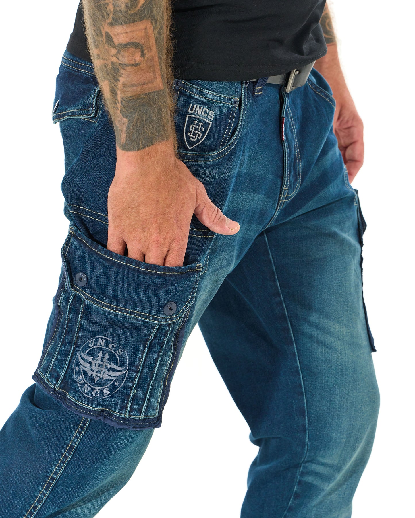 Pánské kalhoty KENNETH DENIM BLUE