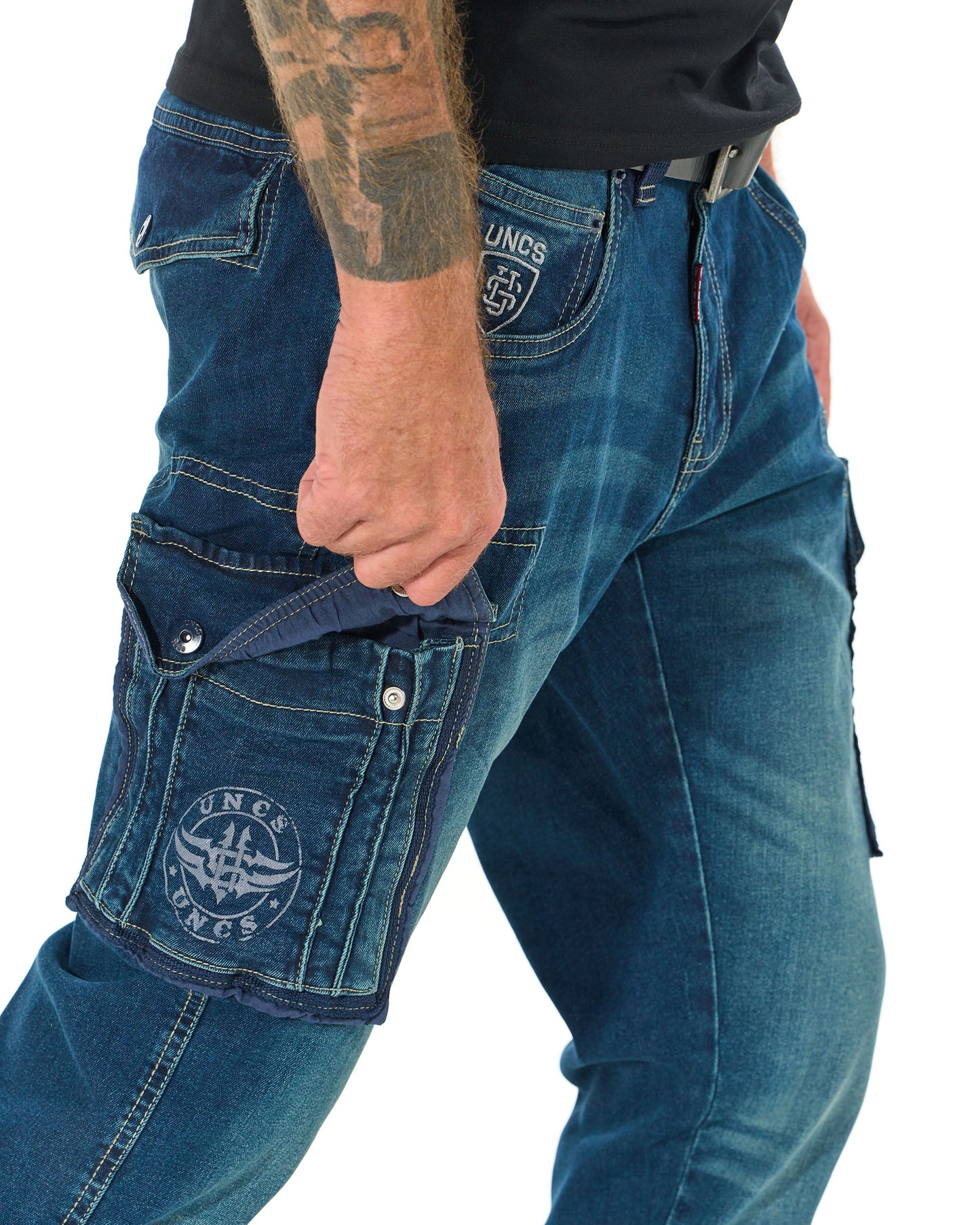 Pánské kalhoty KENNETH DENIM BLUE