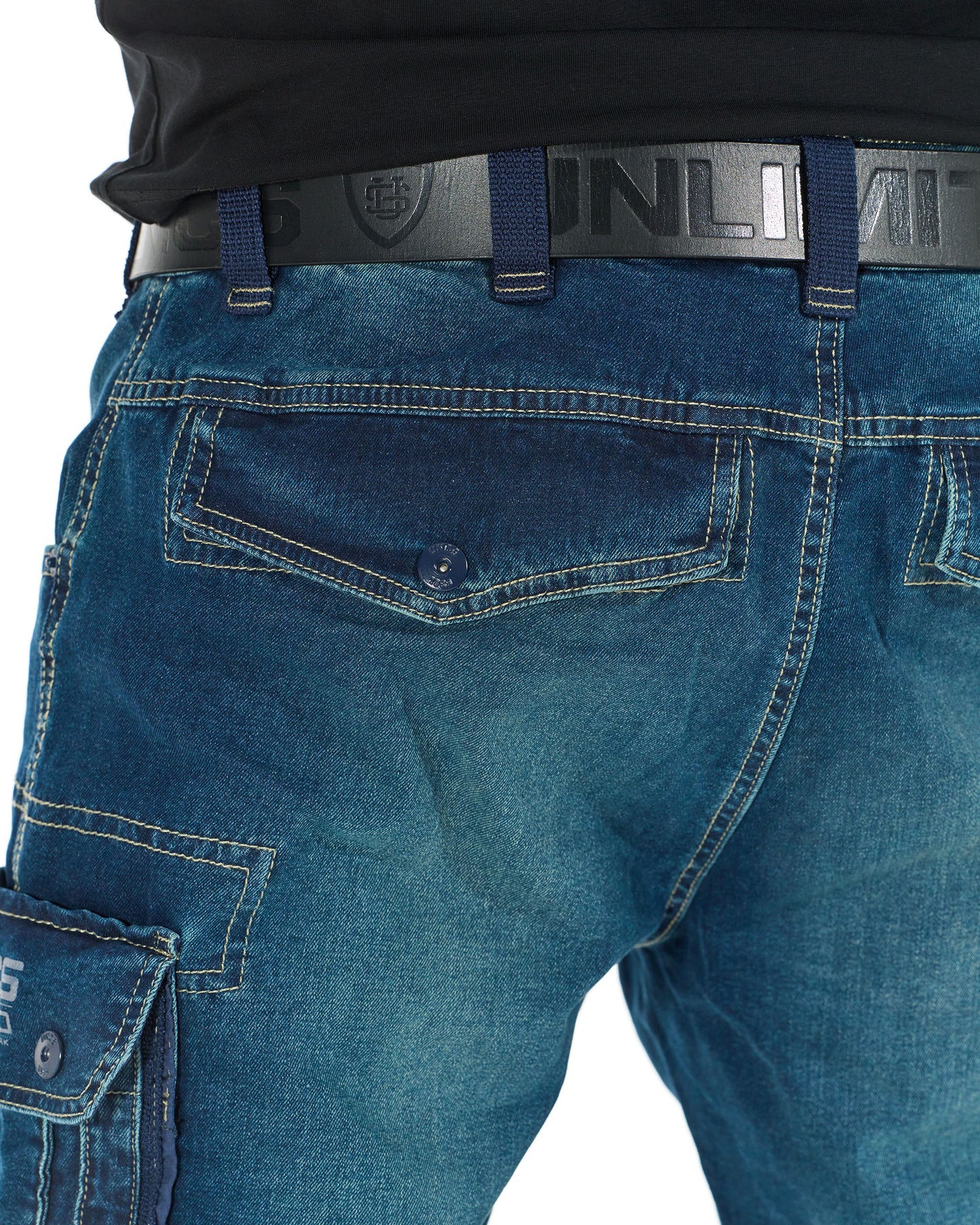 Pánské kalhoty KENNETH DENIM BLUE