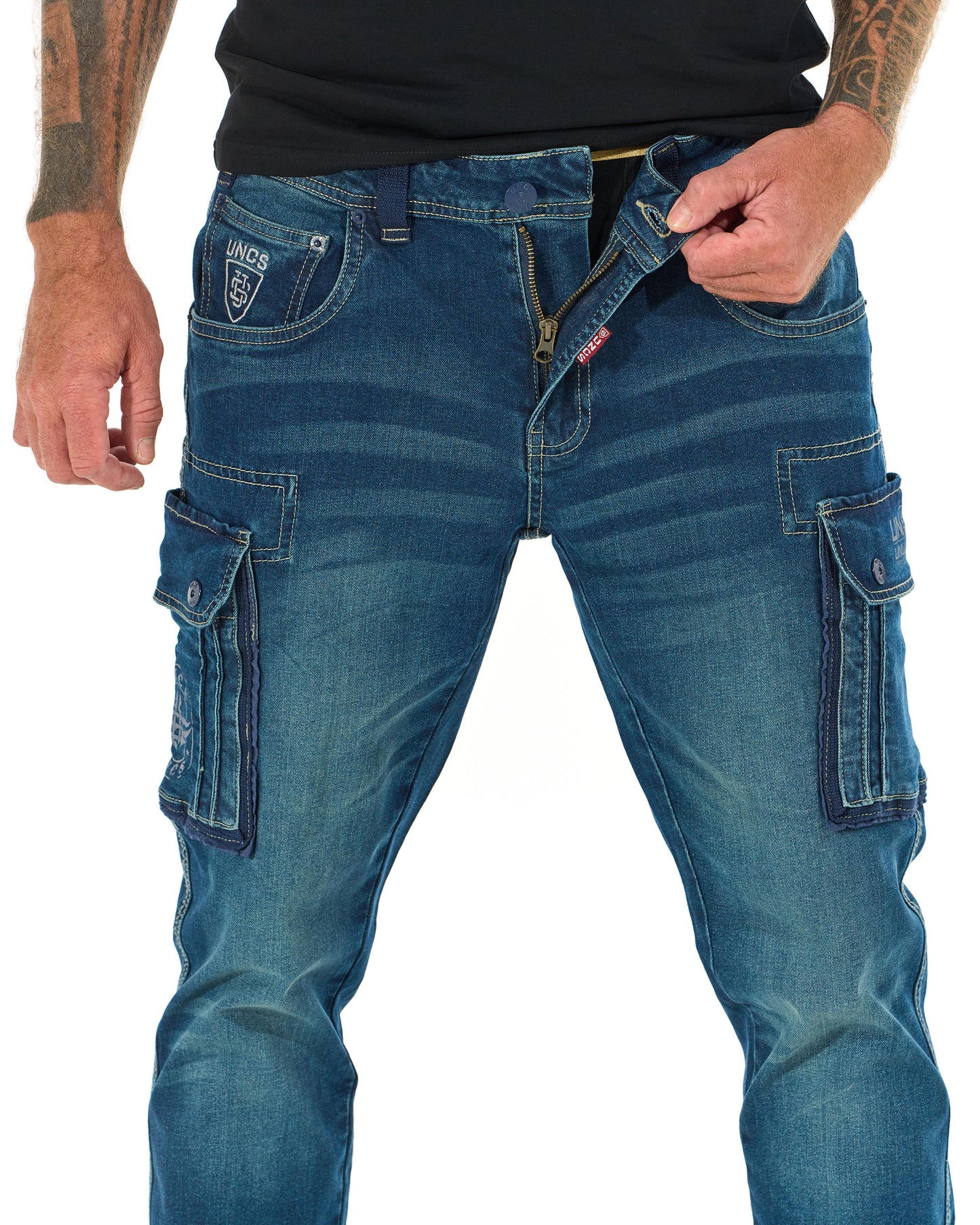 Pánské kalhoty KENNETH DENIM BLUE
