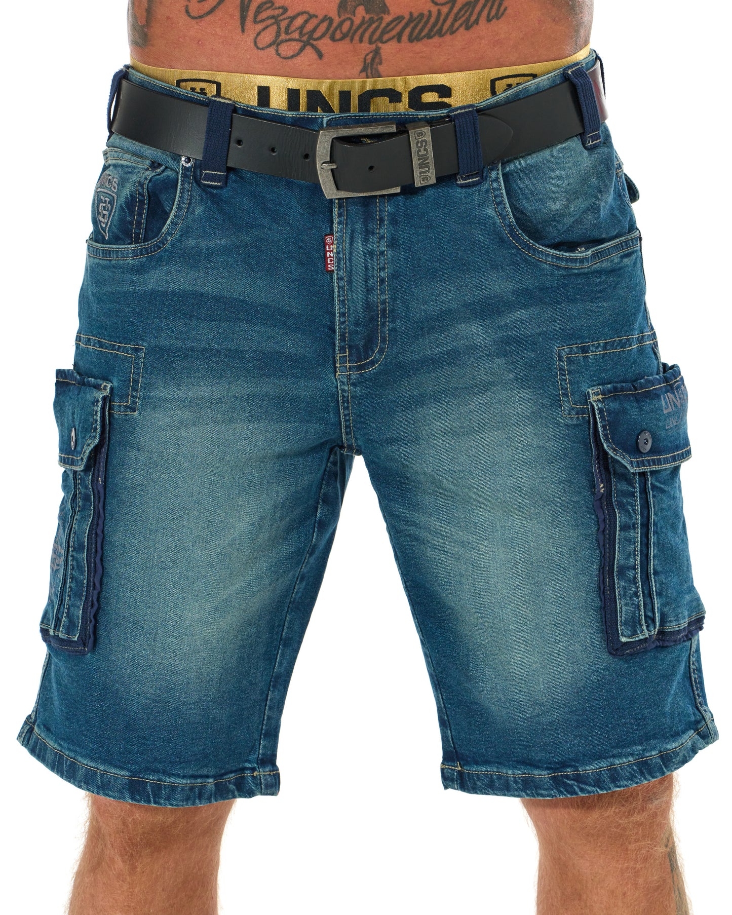 Pánské šortky KENNETH DENIM BLUE