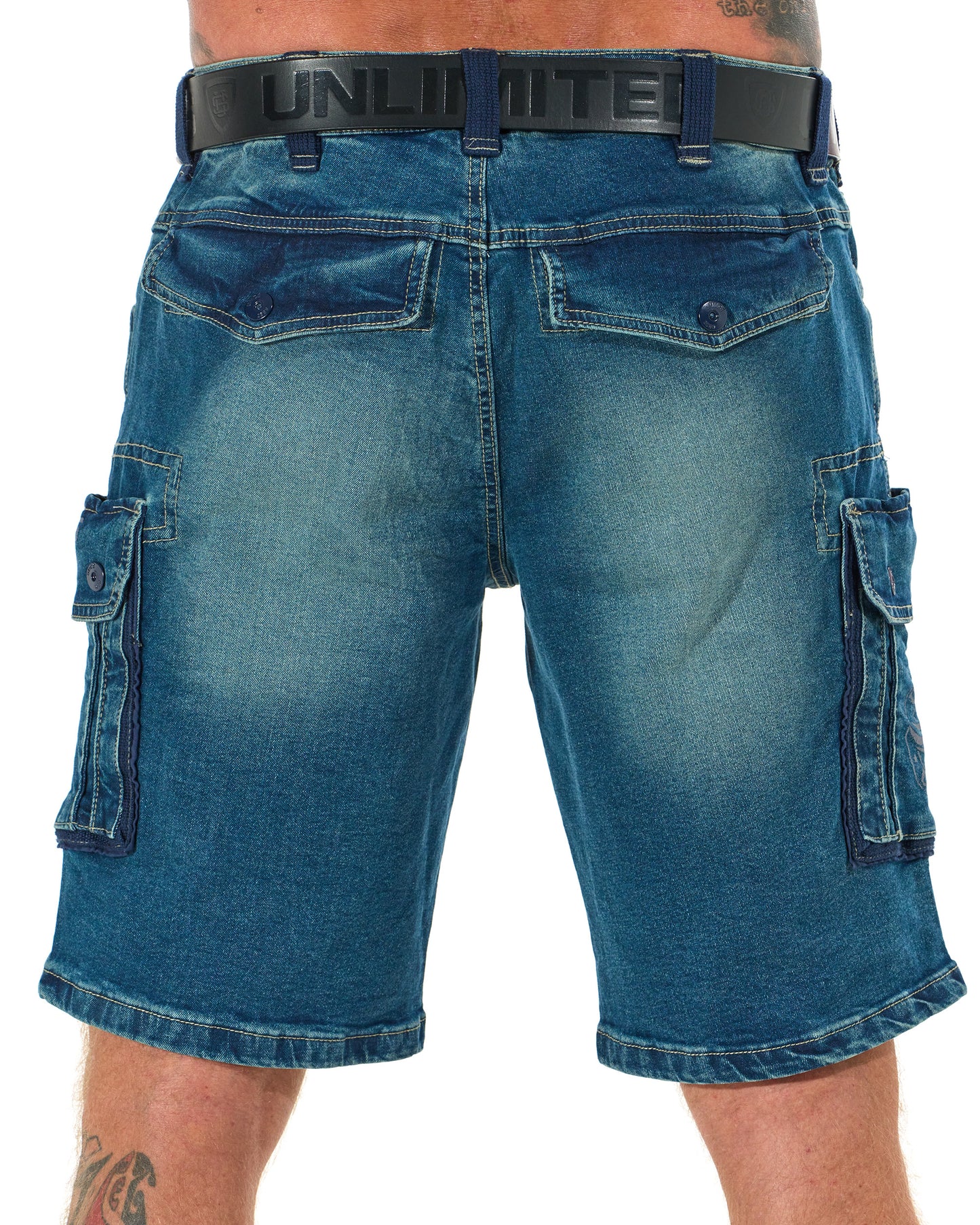 Pánské šortky KENNETH DENIM BLUE