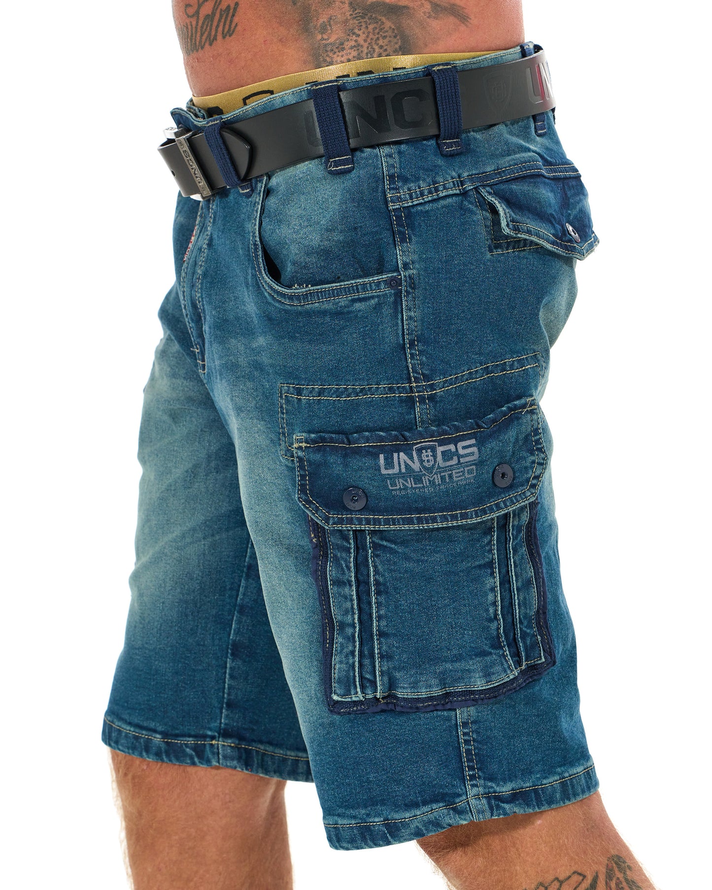 Pánské šortky KENNETH DENIM BLUE