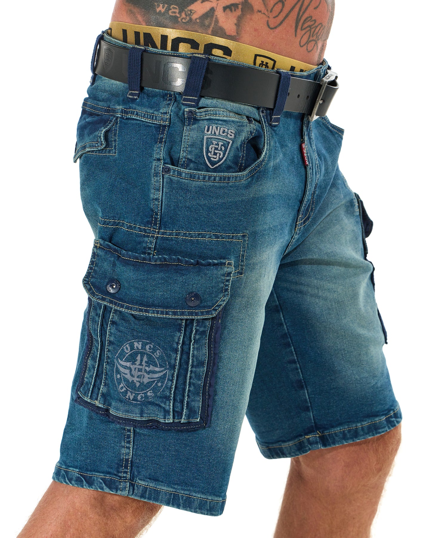 Pánské šortky KENNETH DENIM BLUE
