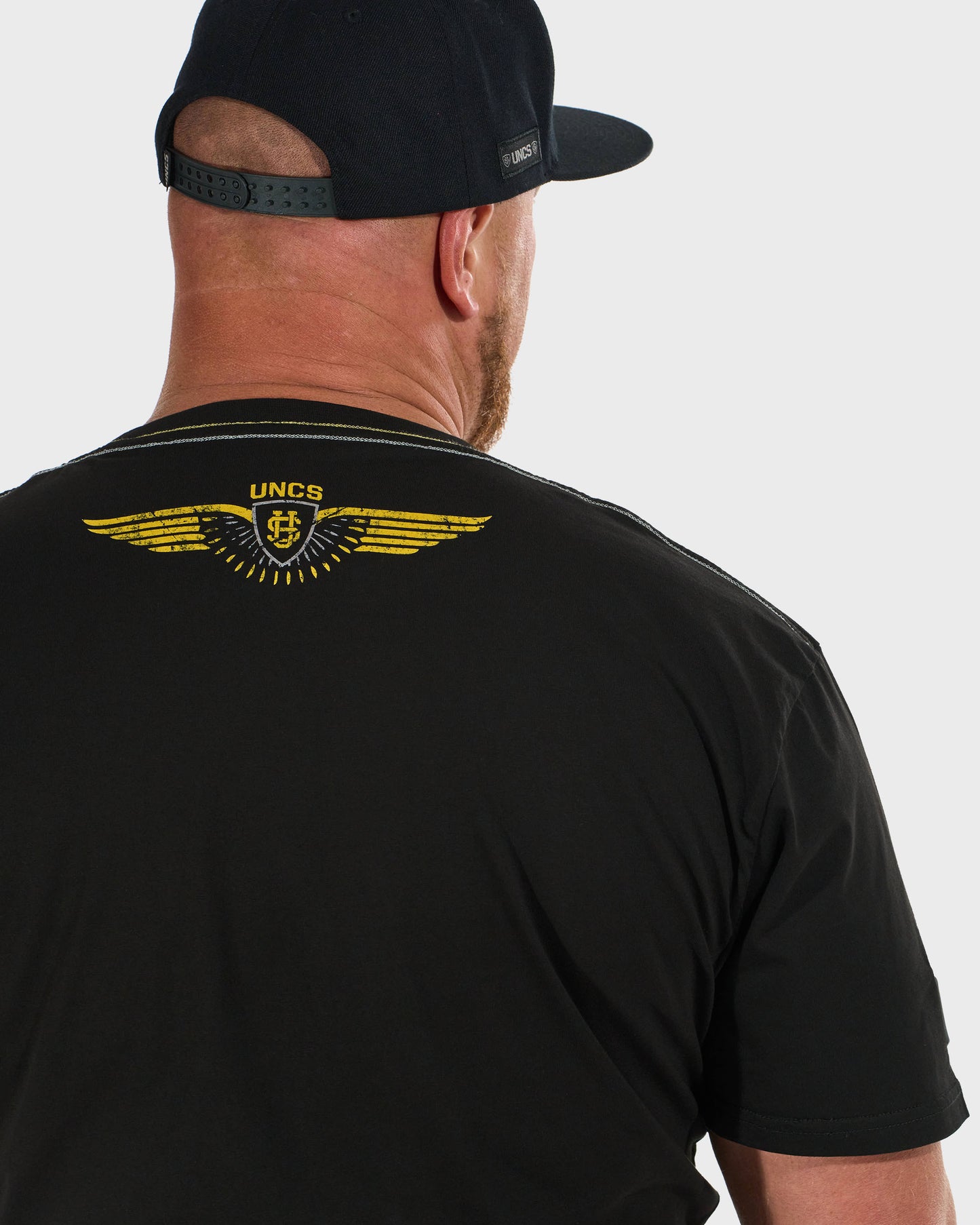 Pánské triko STORM BLACK/YELLOW