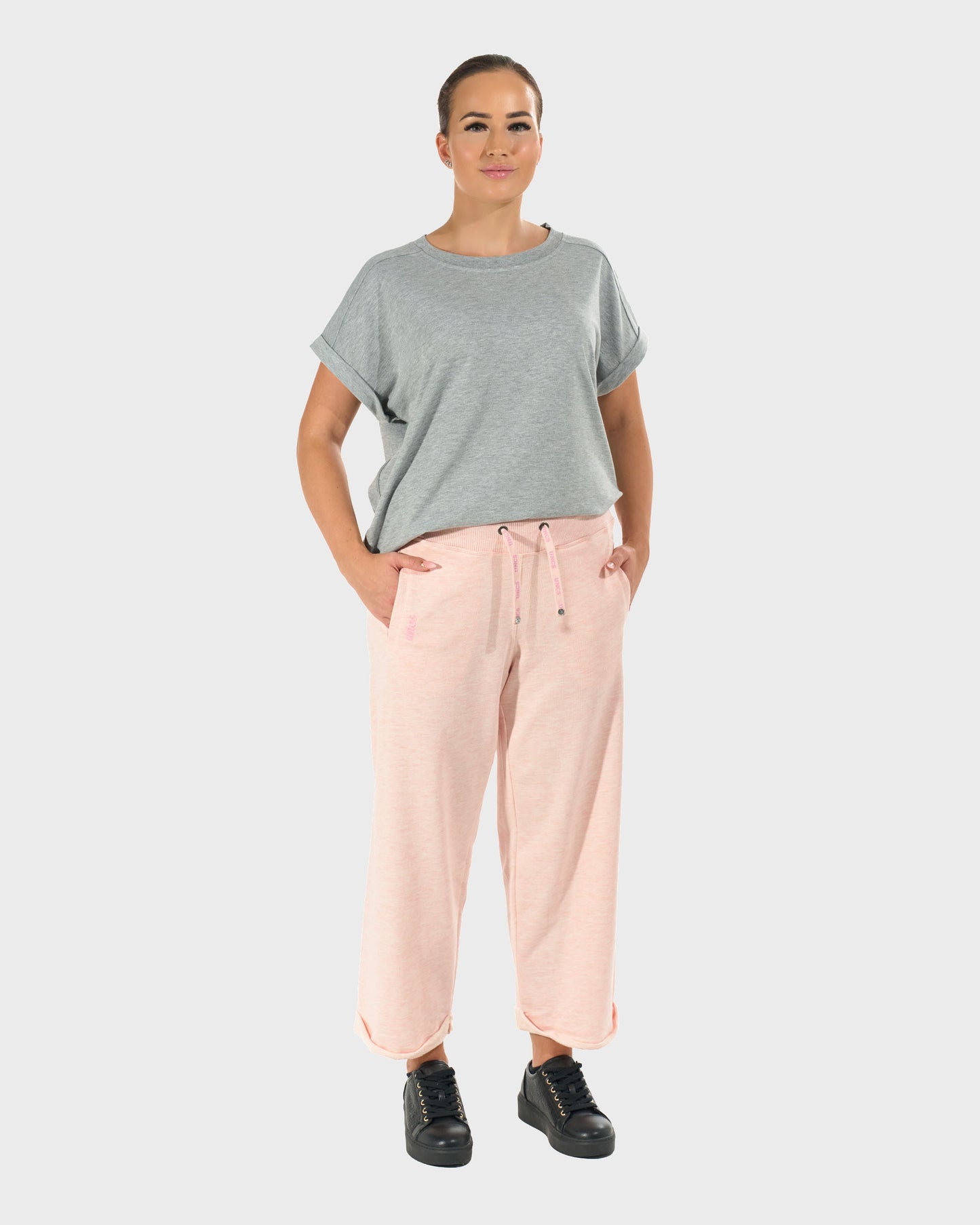 Dámské tepláky SANDRA BABY PINK BABY PINK