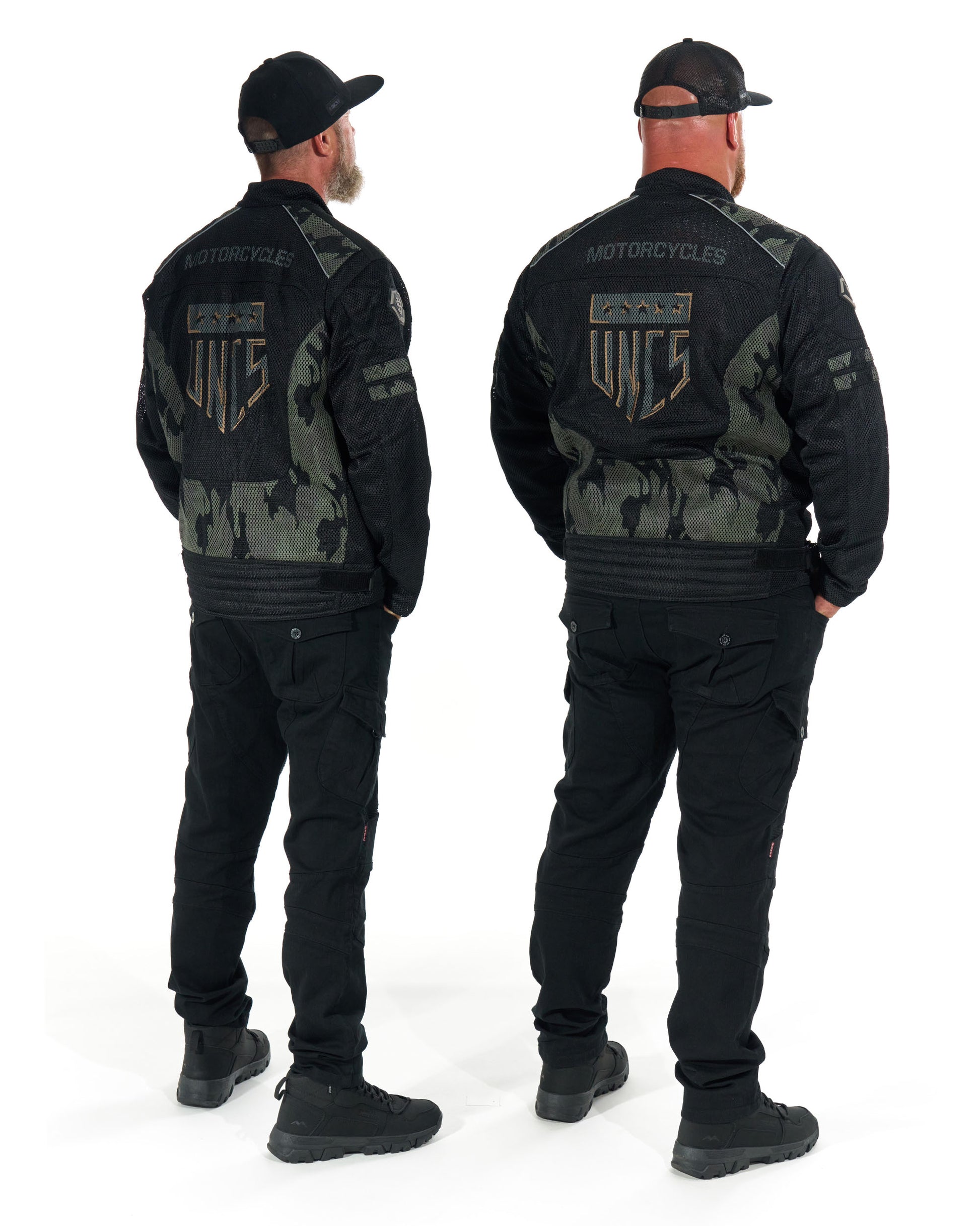 Pánská bunda MOTORCYCLE (WITH PRINT) BLACK