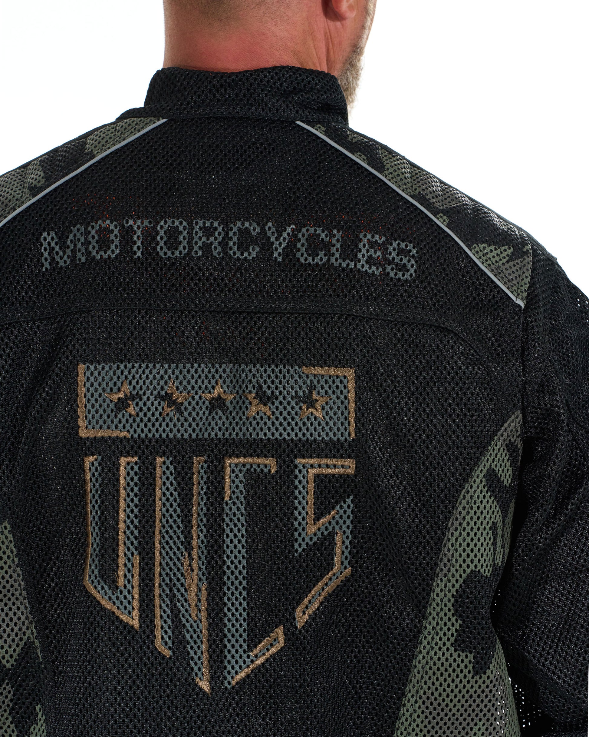 Pánská bunda MOTORCYCLE (WITH PRINT) BLACK