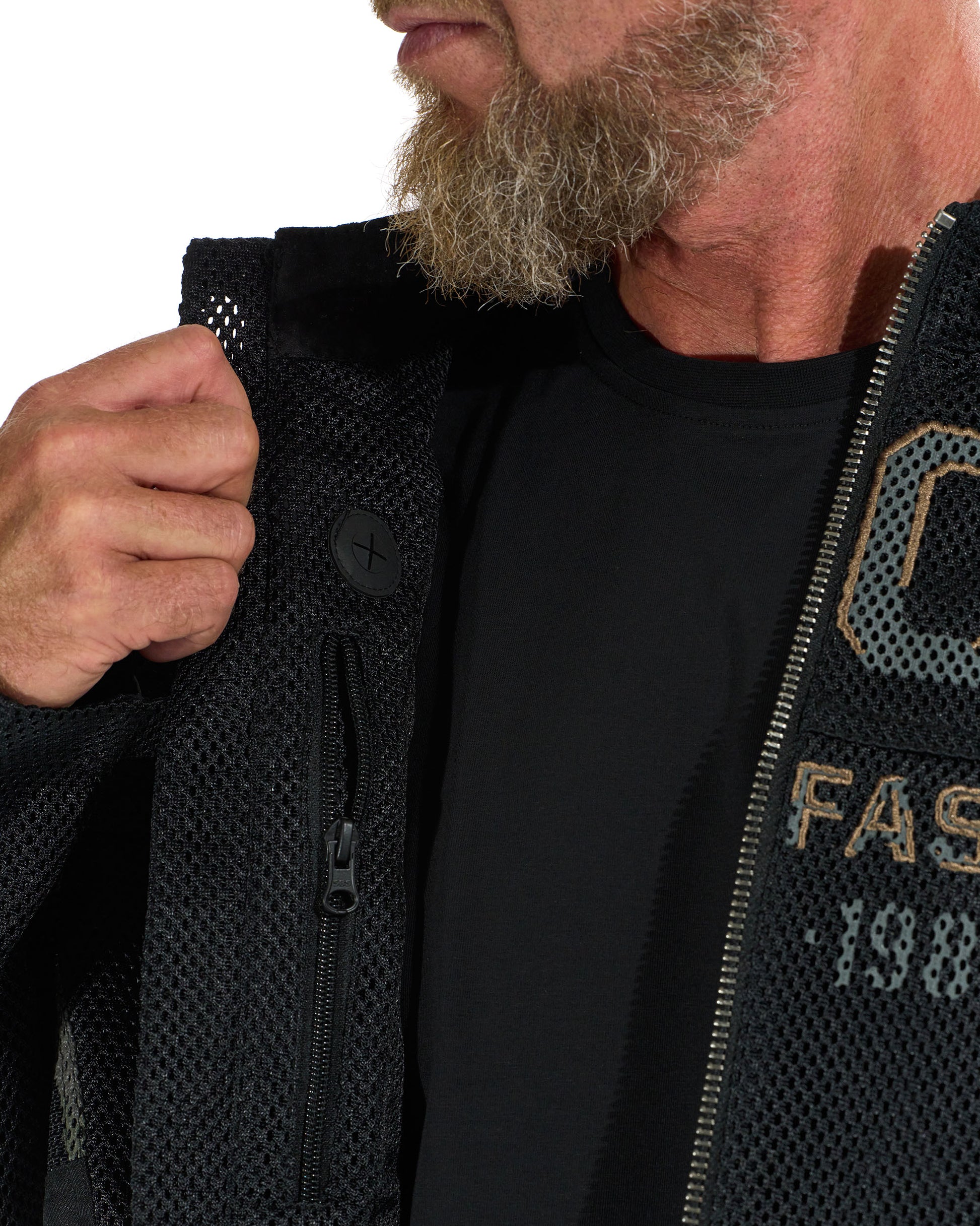 Pánská bunda MOTORCYCLE (WITH PRINT) BLACK