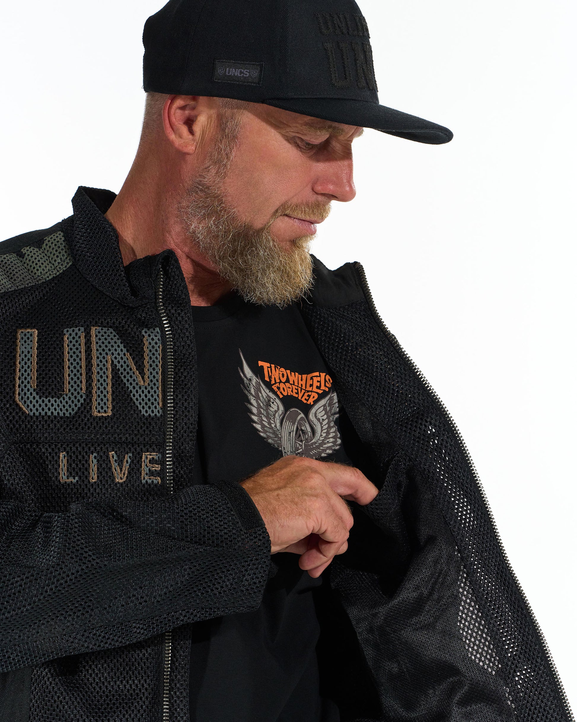 Pánská bunda MOTORCYCLE (bez potisku) BLACK