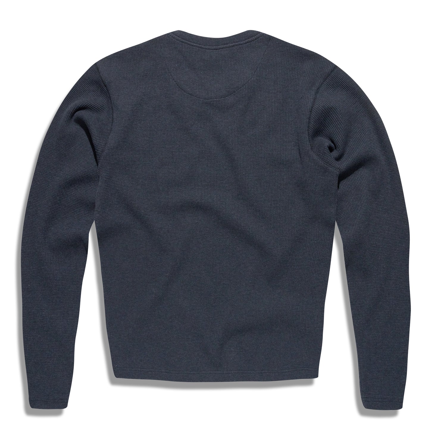 Tmavě modré pánské tričko UNCS s dlouhým rukávem, strukturovaný materiál, minimalistický design, pohodlné a odolné.