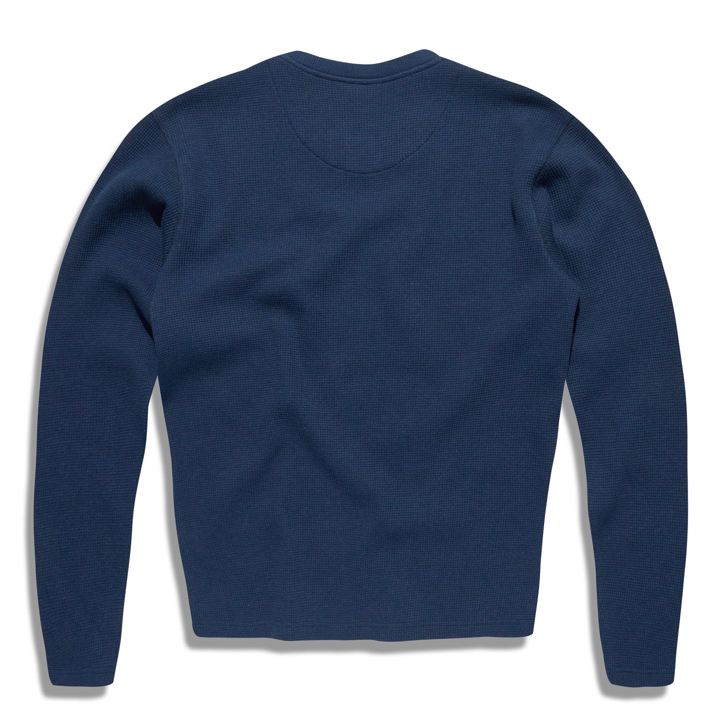 Tmavě modré pánské tričko UNCS s dlouhým rukávem, strukturovaný materiál, minimalistický design, pohodlné a odolné.