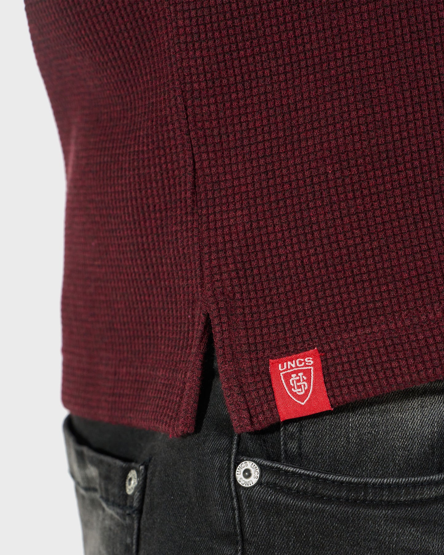 Pánské triko MARLOW III LS WINE