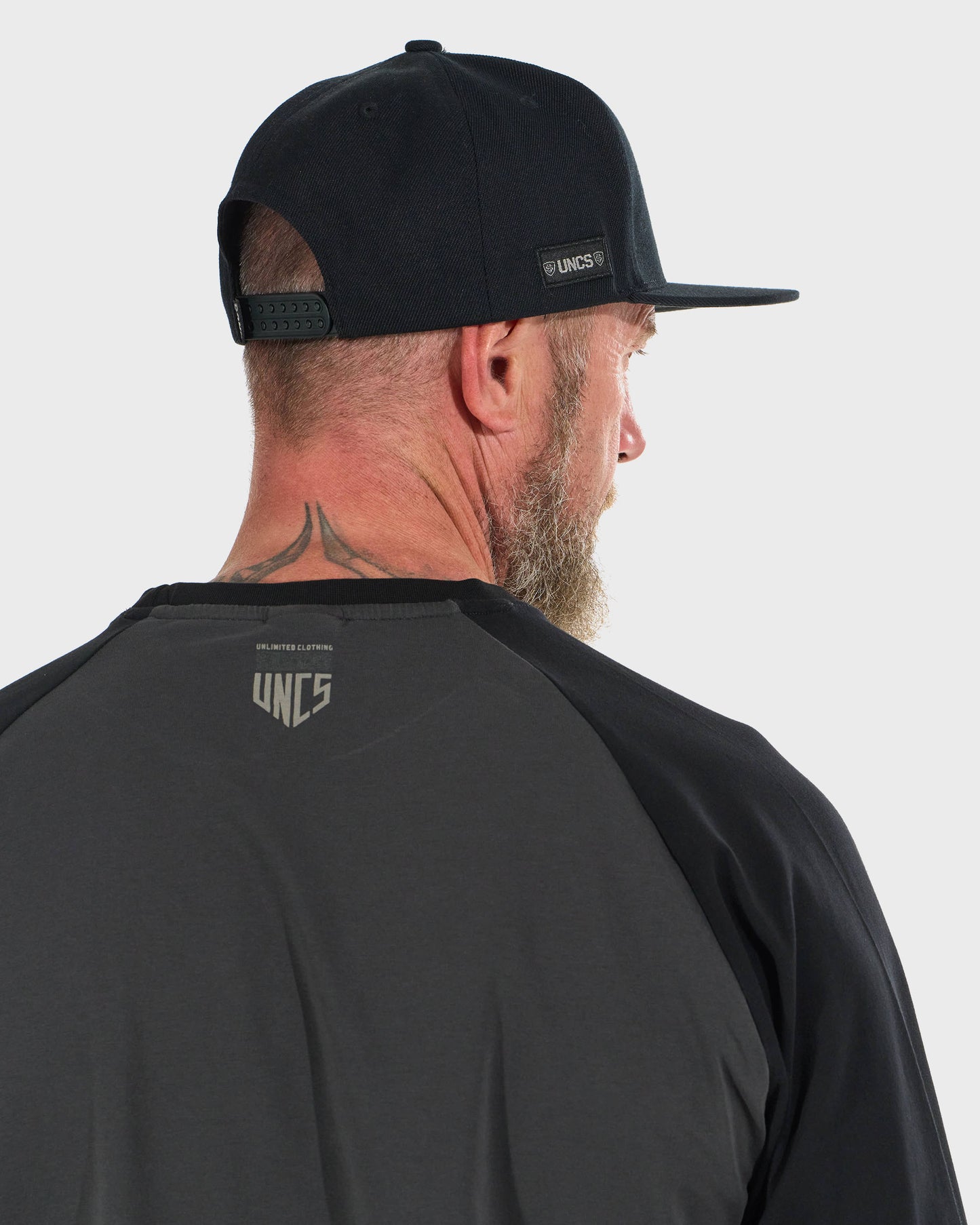 Pánské triko CONNOR II LS GREY/BLACK