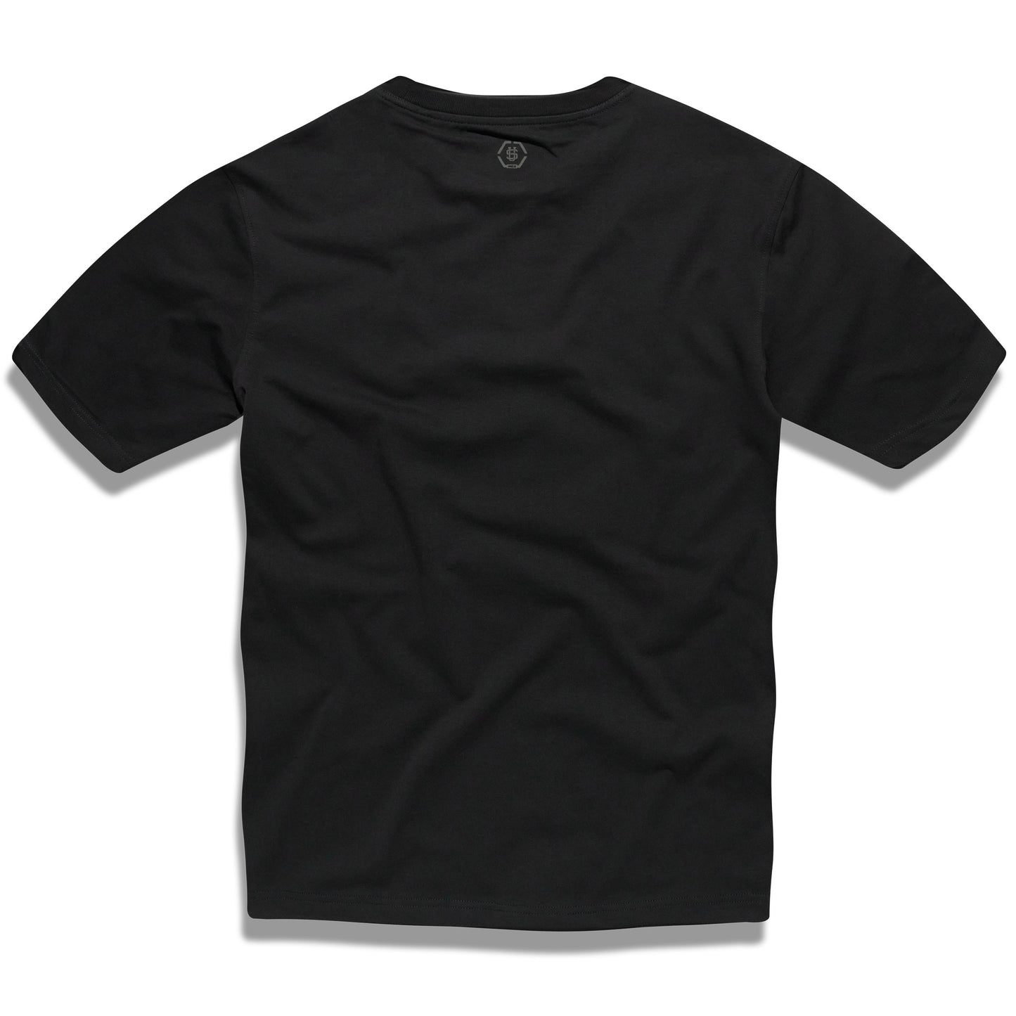 Pánské tričko UNCS BASIC HEAVY, černé, oversize střih, vyšší gramáž, minimalistický design, odolné a pohodlné.