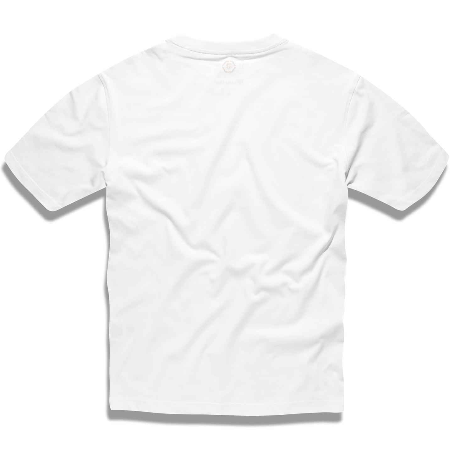 Pánské tričko UNCS BASIC HEAVY, bílé, oversize střih, vyšší gramáž, minimalistický design, odolné a pohodlné.