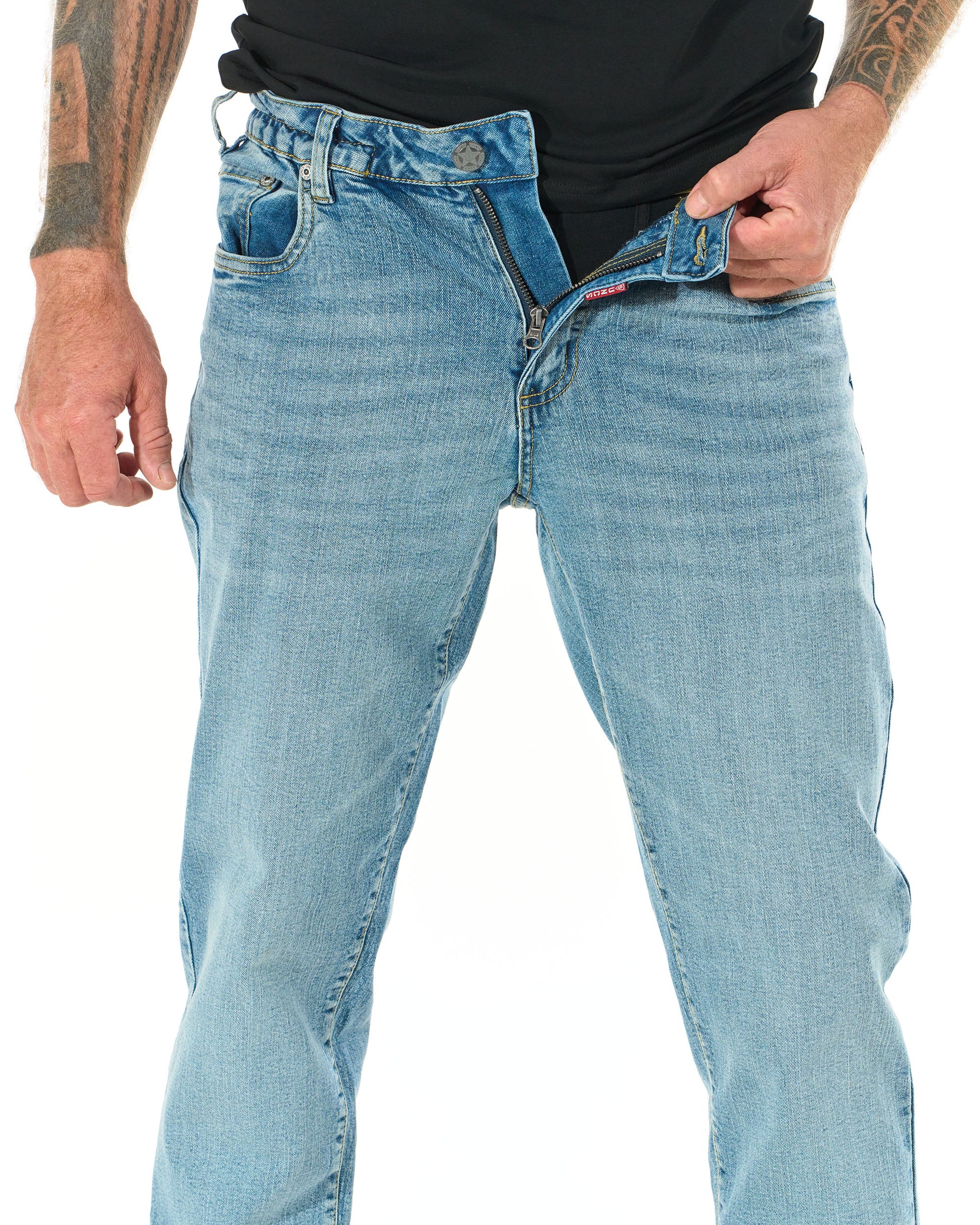 Pánské jeans HARDY LIGHT BLUE