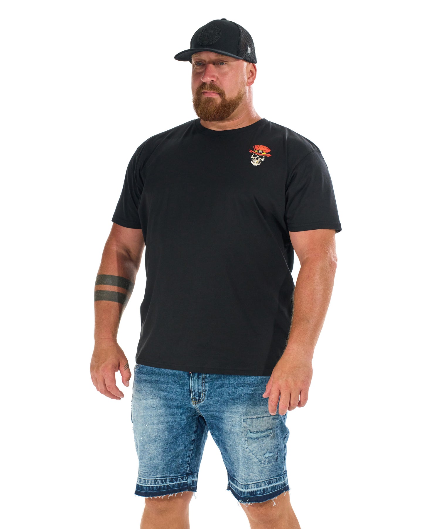 Pánské triko SKULL II BLACK