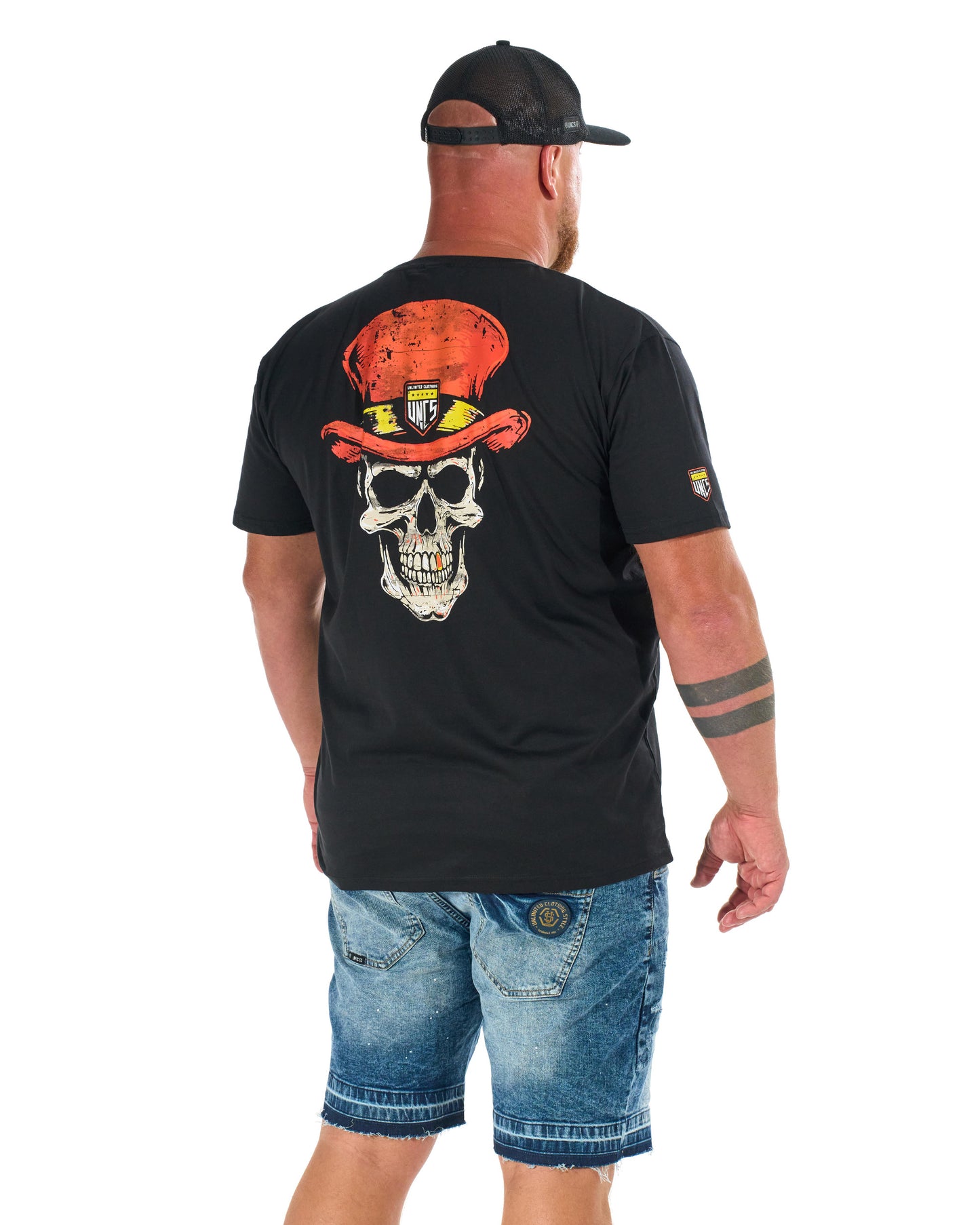 Pánské triko SKULL II BLACK