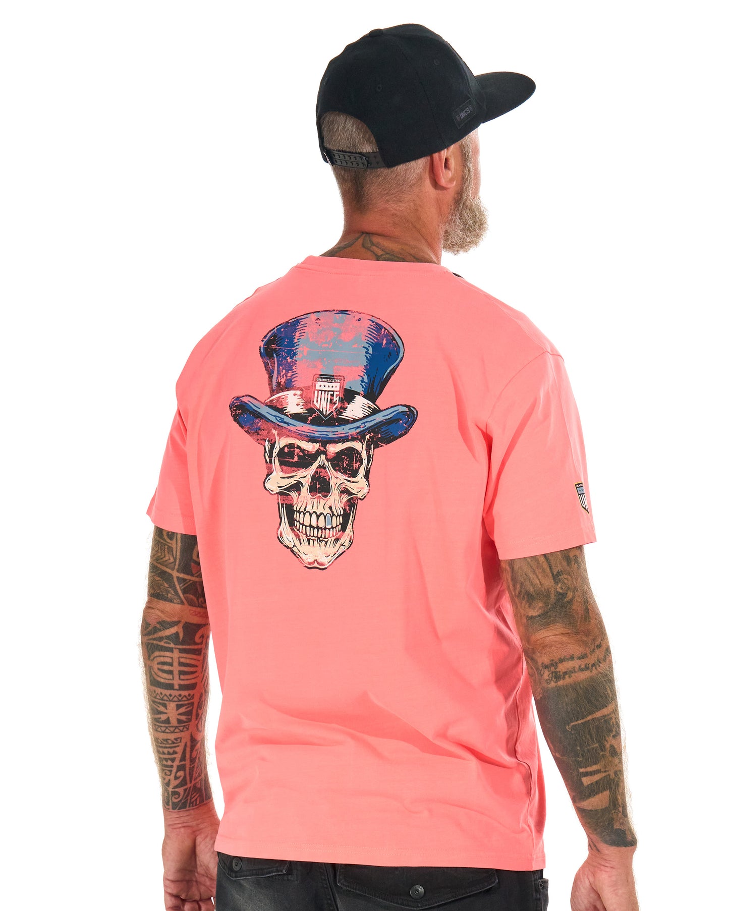 Pánské triko SKULL II NEON CORAL