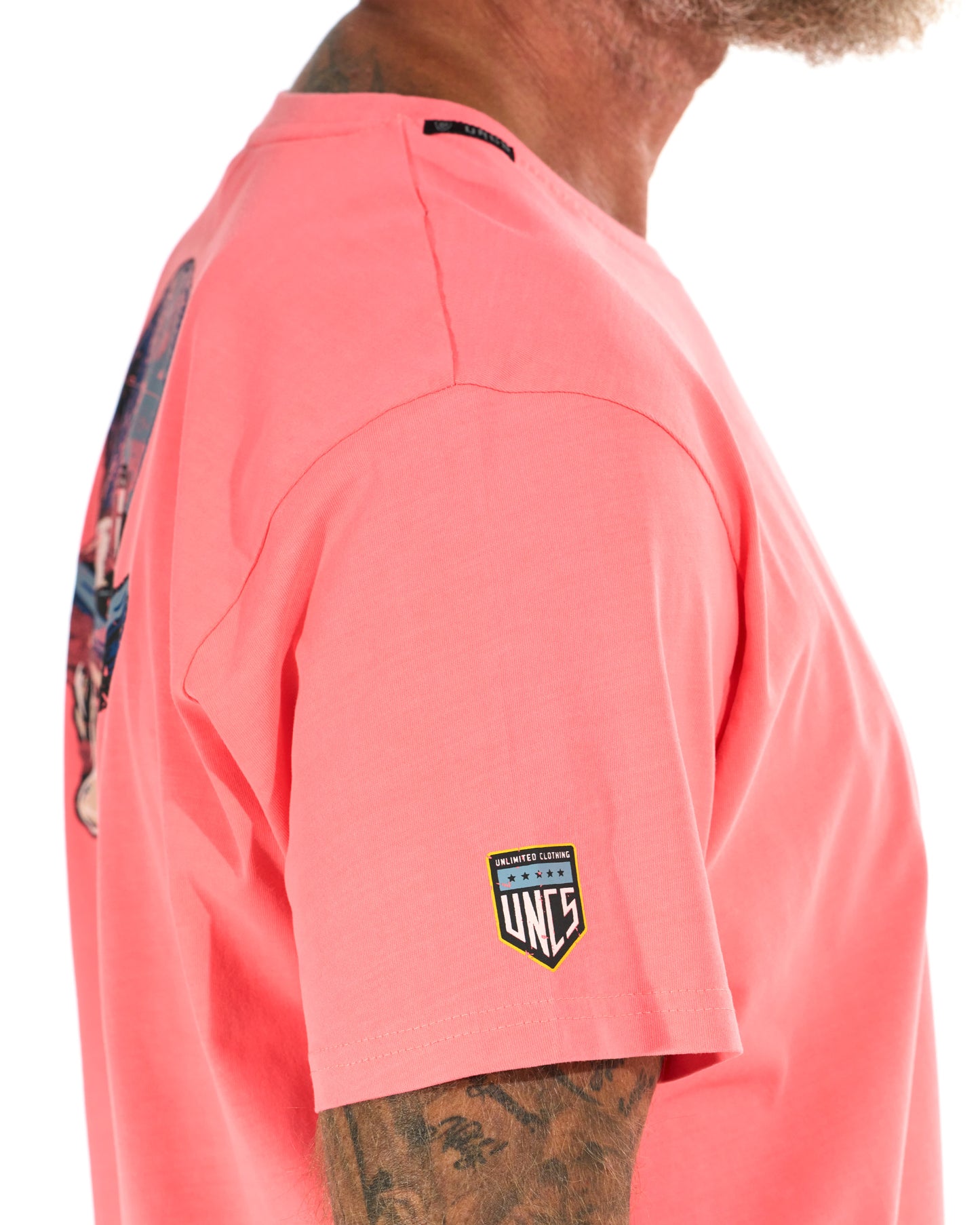 Pánské triko SKULL II NEON CORAL