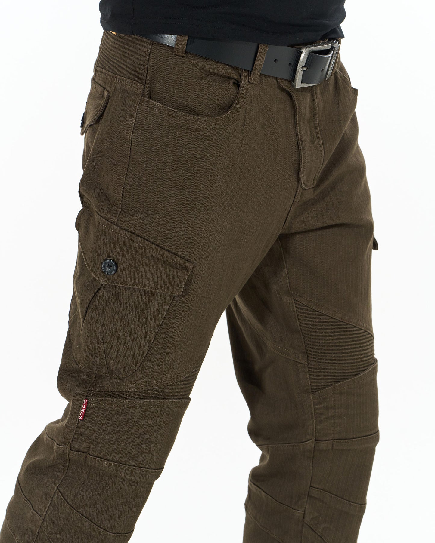 Pánské kalhoty MOTORCYCLE KHAKI