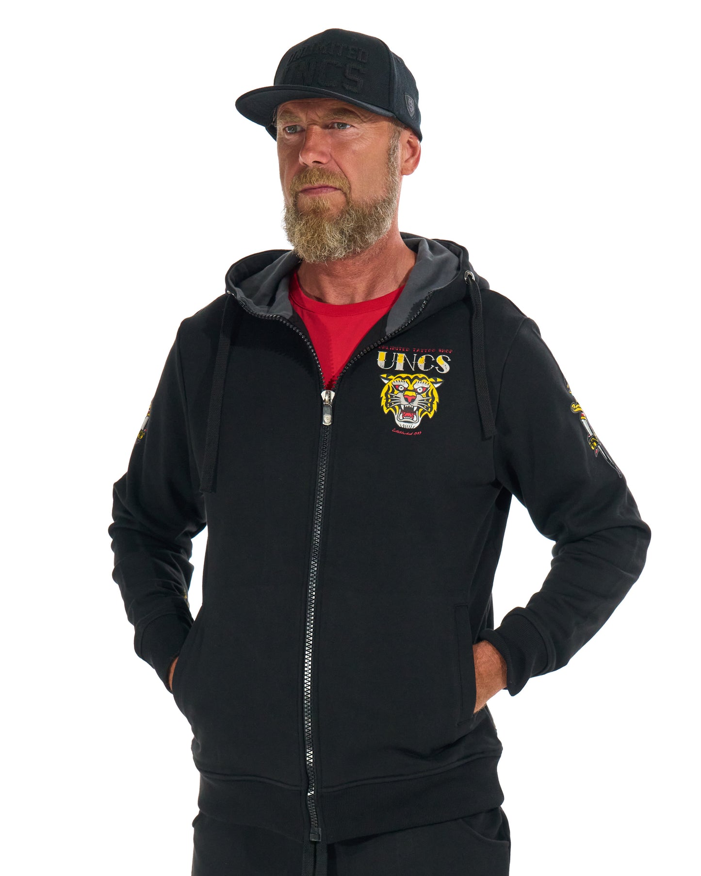 Pánská mikina TIGER II BLACK