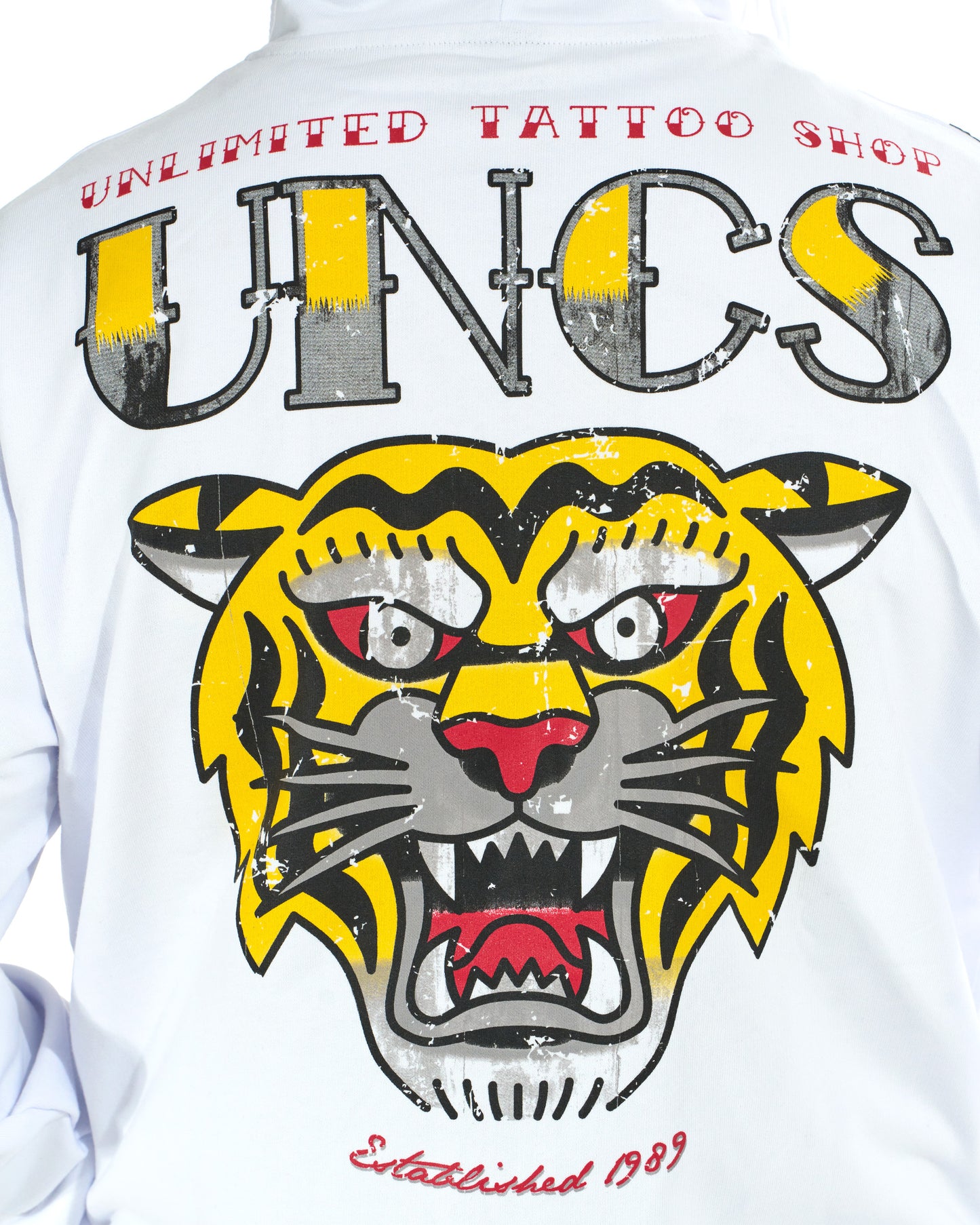 Pánská mikina TIGER II WHITE