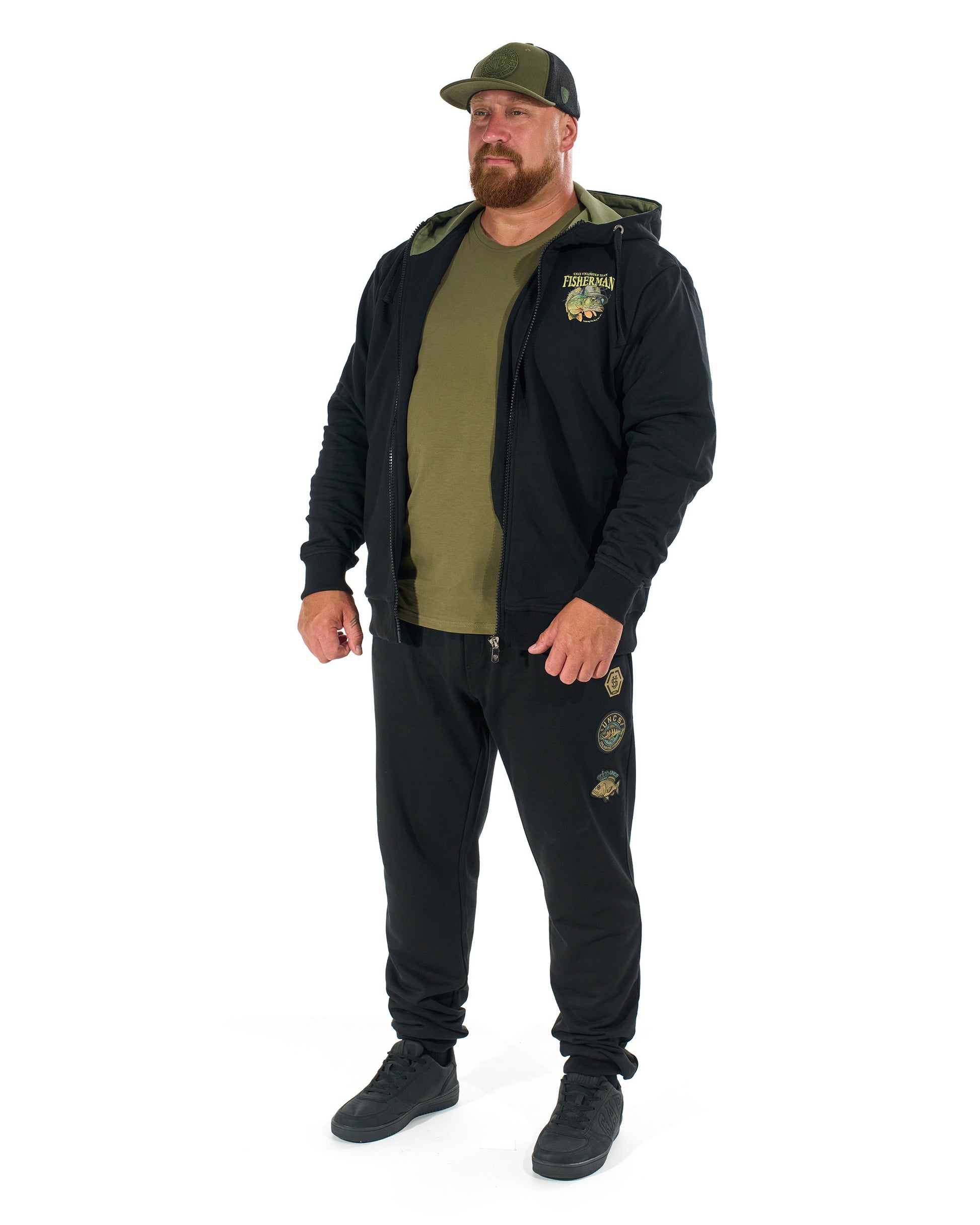 Pánská mikina FISHERMAN BLACK