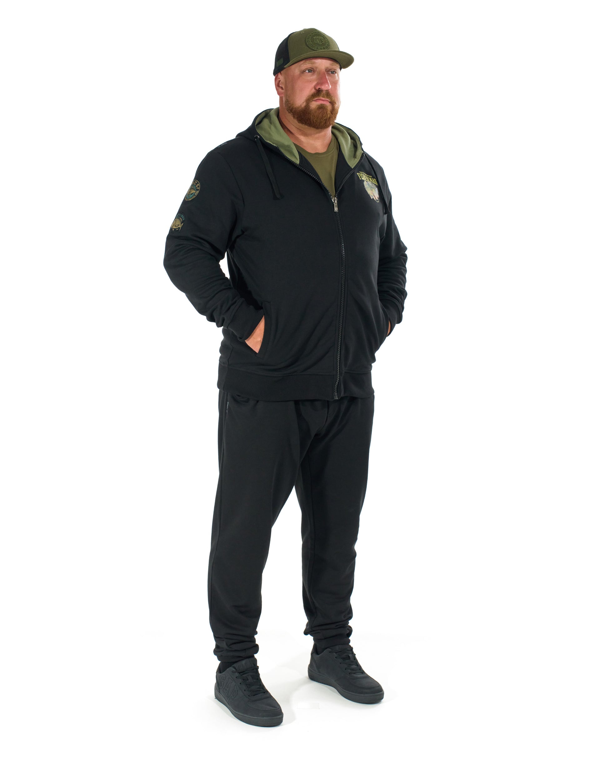 Pánská mikina FISHERMAN BLACK