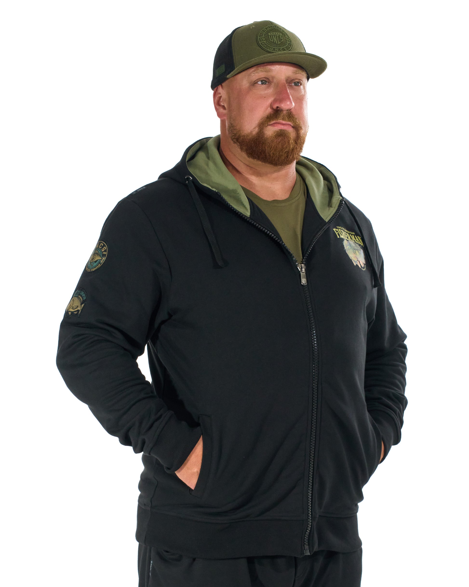 Pánská mikina FISHERMAN BLACK