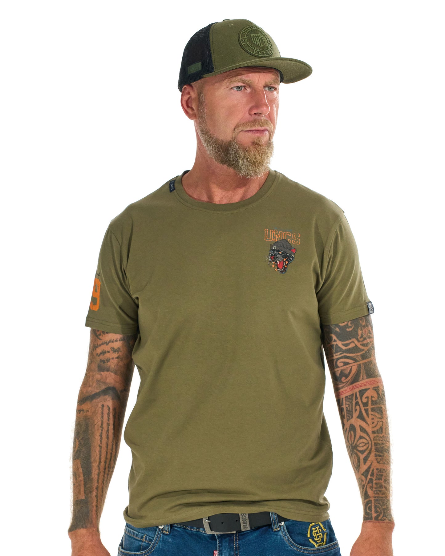Pánské triko PANTHER KHAKI