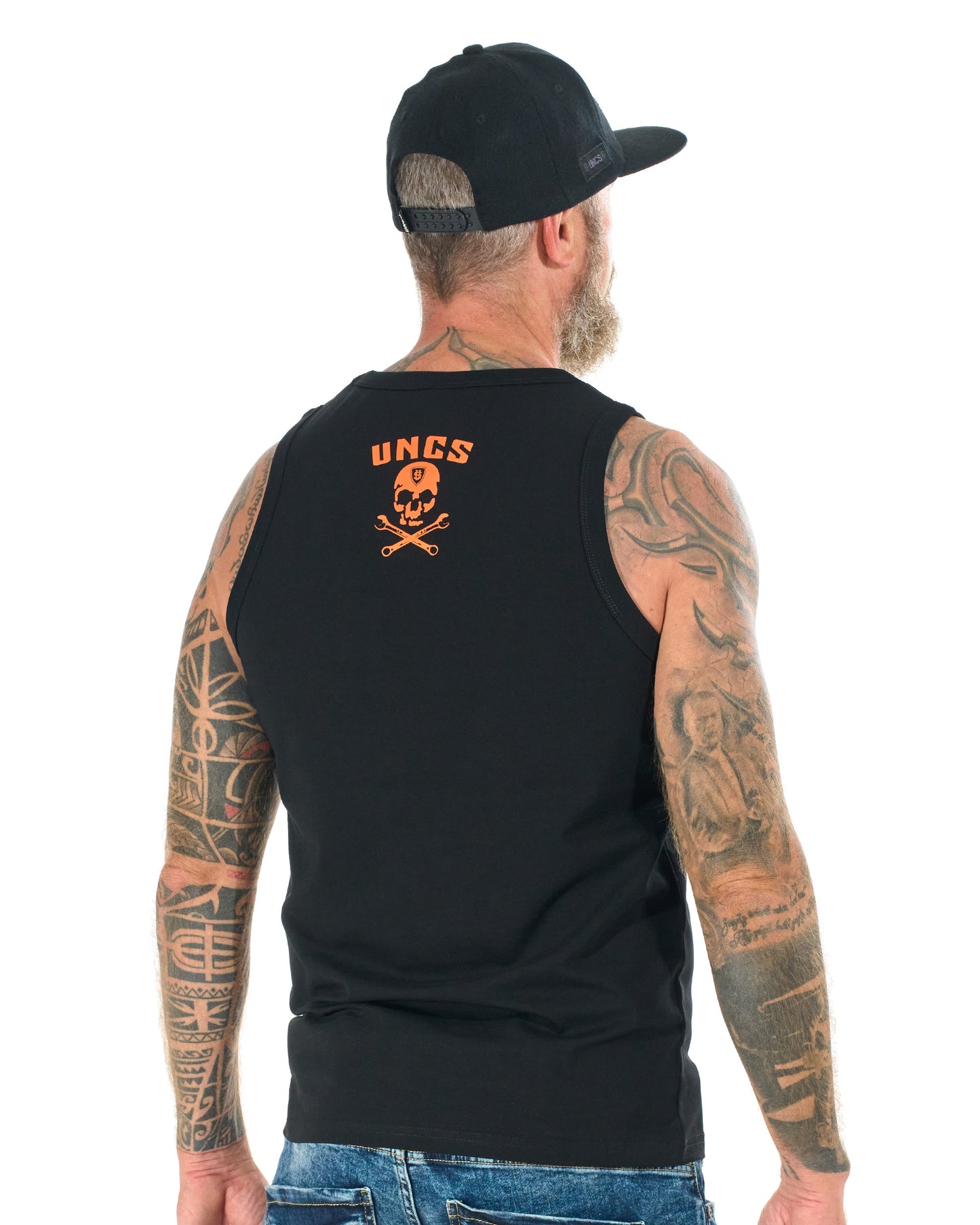 BLACK/ORANGE