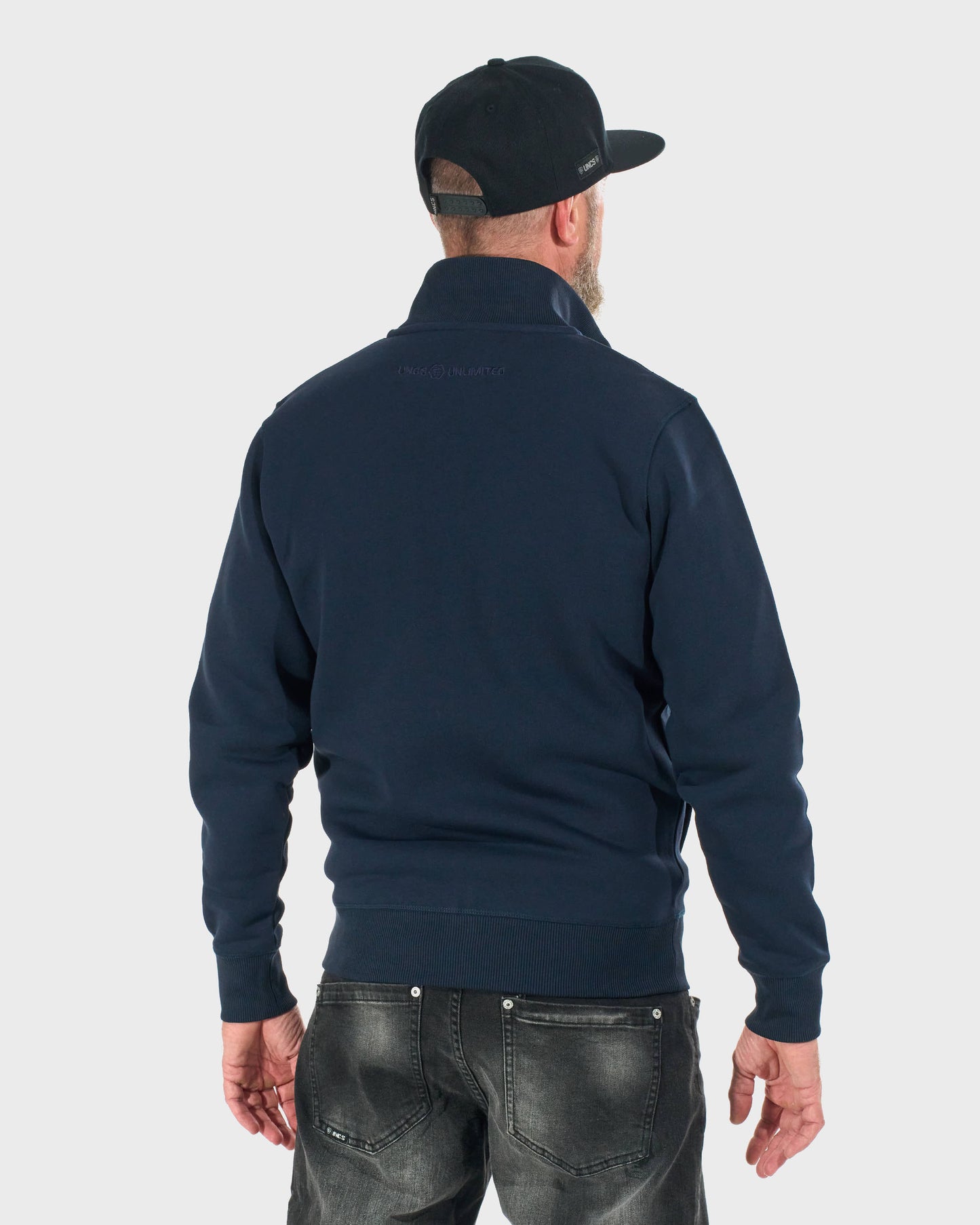 Pánská mikina HEXAGON DARK BLUE