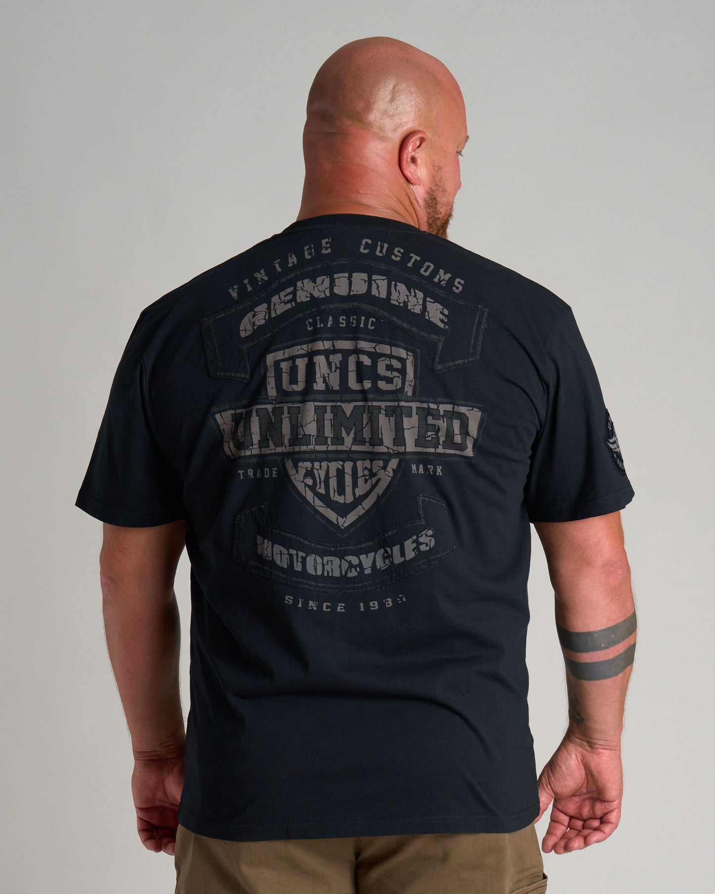 Pánské triko VINTAGE VIII BLACK