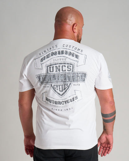 Pánské triko VINTAGE VIII WHITE