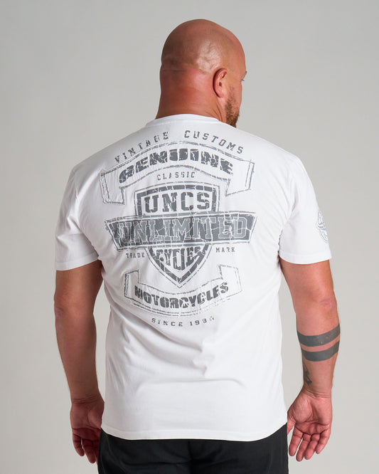 Pánské triko VINTAGE VIII WHITE