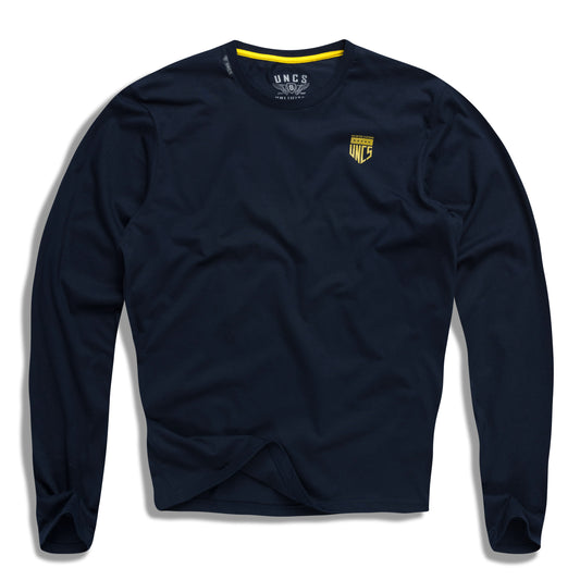 Pánské triko WALT LS NAVY