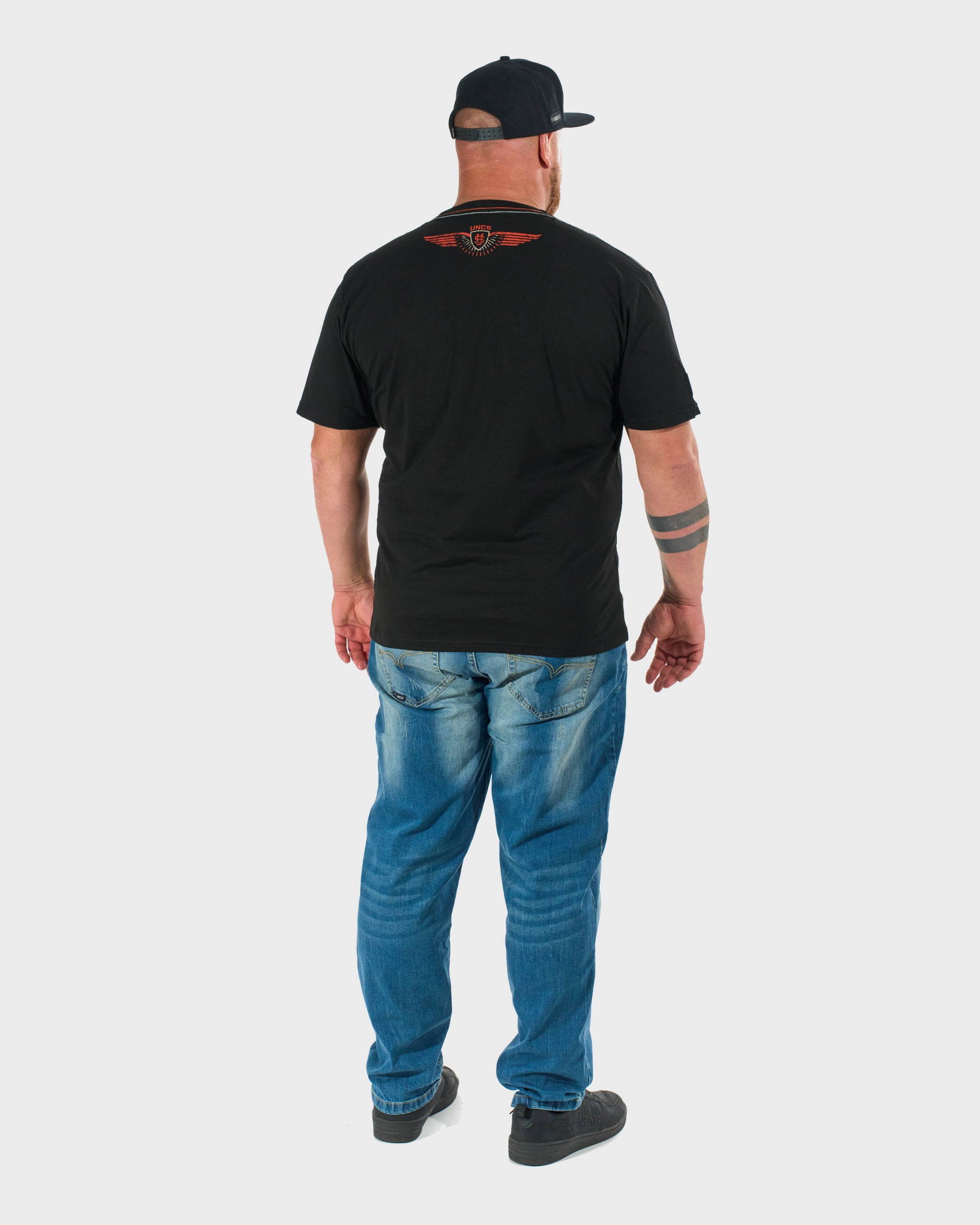 Pánské triko STORM BLACK/ORANGE