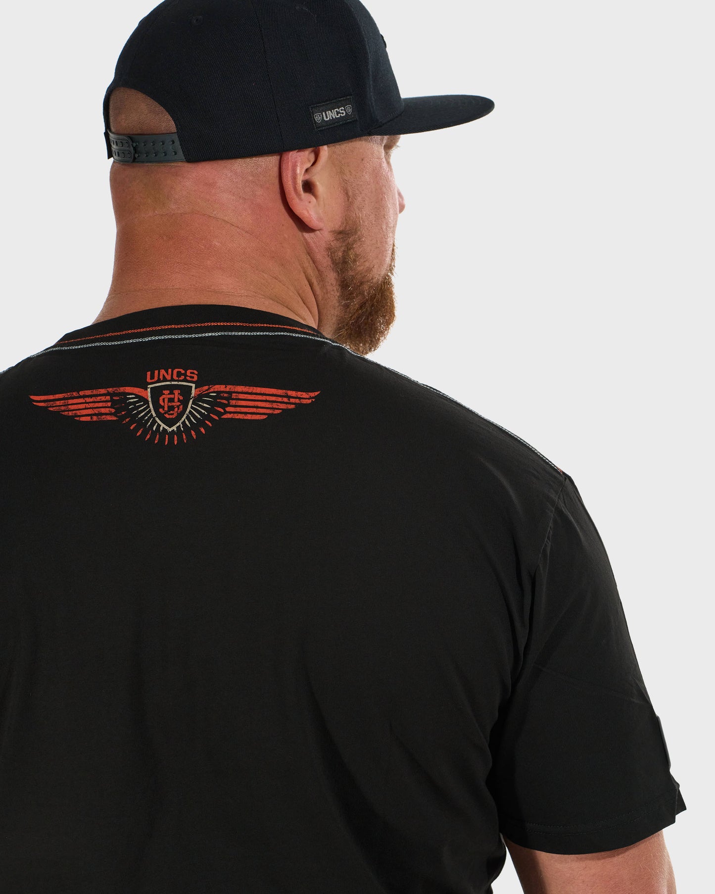 Pánské triko STORM BLACK/ORANGE