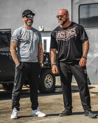 Pánské triko STORM BLACK/ORANGE