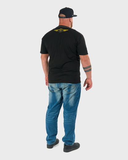 Pánské triko STORM BLACK/YELLOW