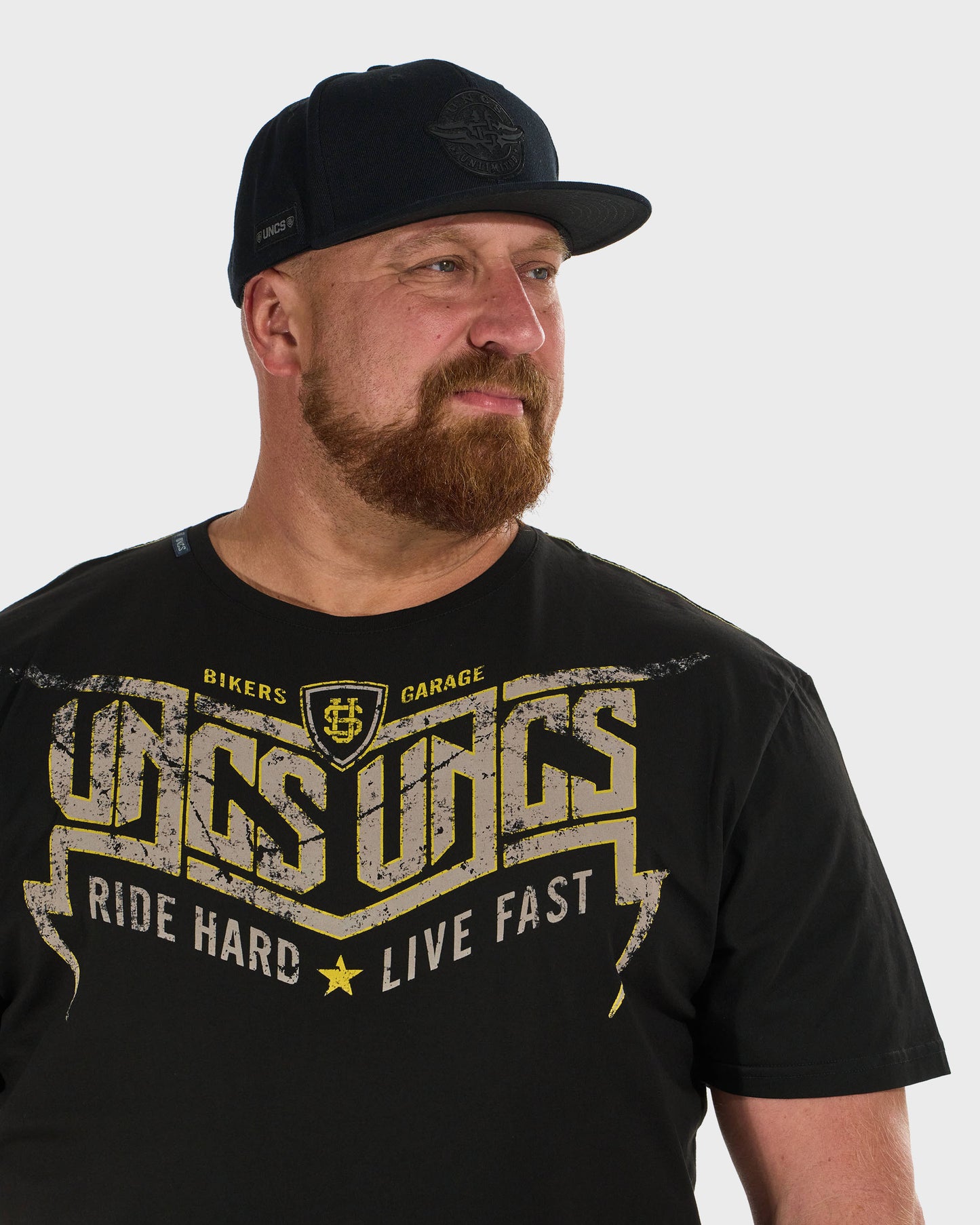 Pánské triko STORM BLACK/YELLOW