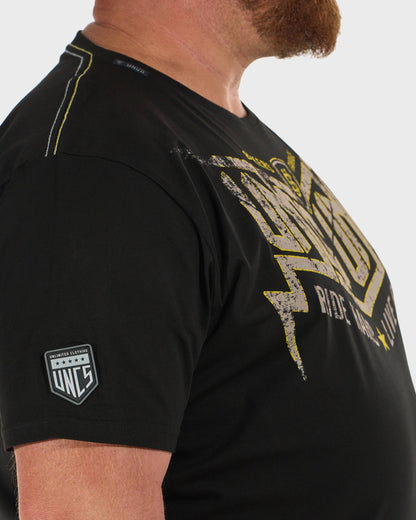 Pánské triko STORM BLACK/YELLOW