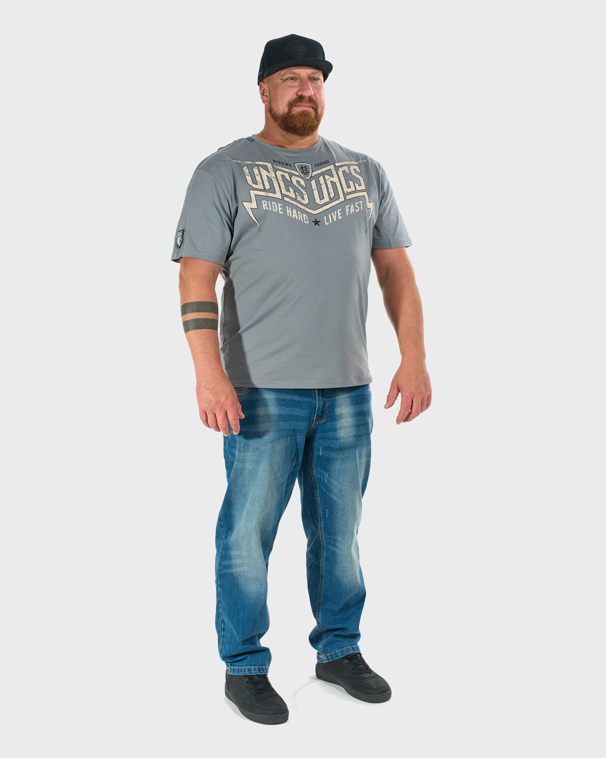 Pánské triko STORM GREY