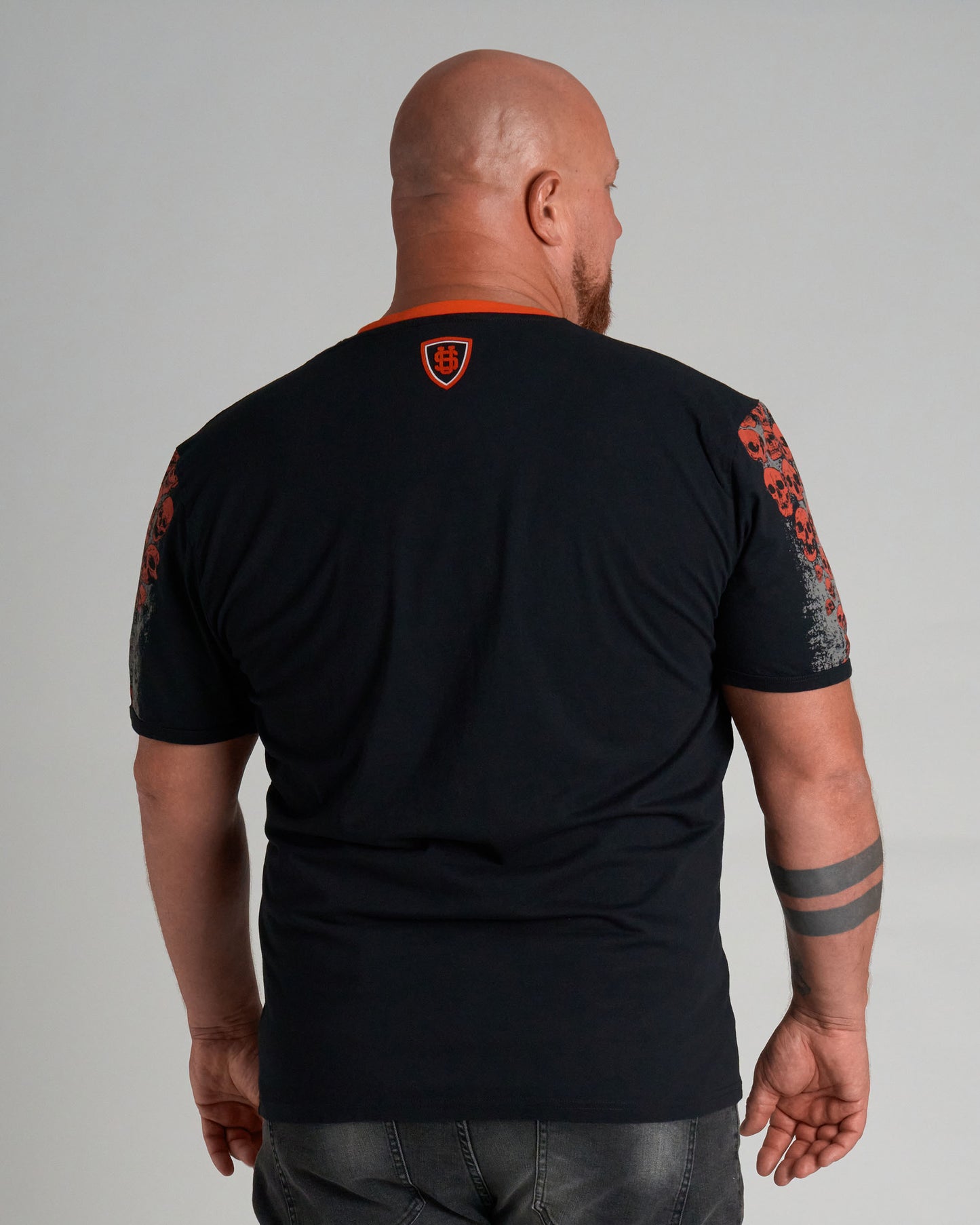 Pánské triko MALLORY IV BLACK/ORANGE