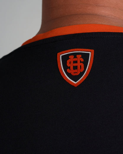 Pánské triko MALLORY IV BLACK/ORANGE