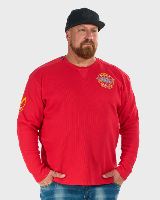 Pánské triko BROOKS III LS RED